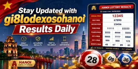 Stay Updated with gi8lodexosohanoi Results Daily
